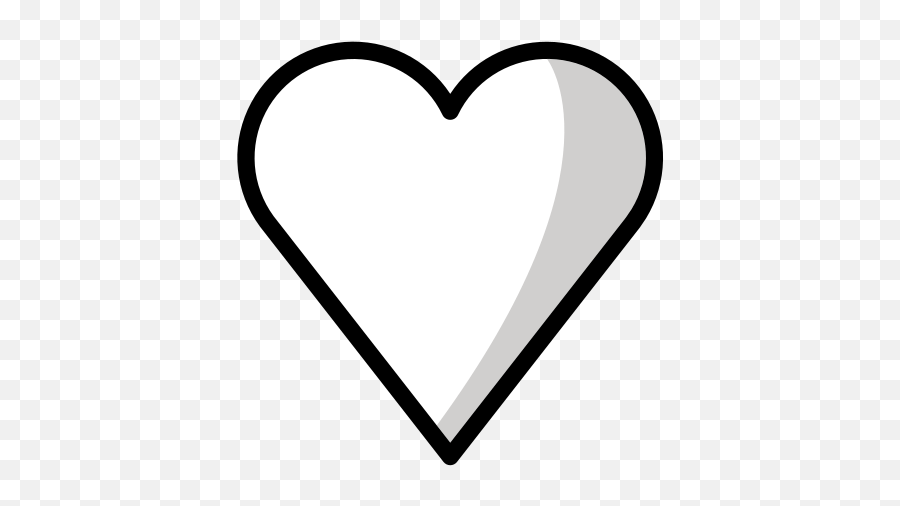 White Heart - Girly Emoji,White Heart Transparent
