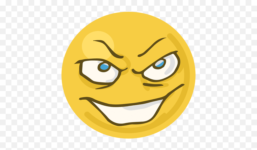 Evil Face Emoji - Transparent Png U0026 Svg Vector File Cara De Mau Png,Evil Smile Png