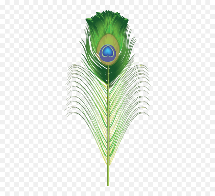 Download Photoshop Clipart Blue Feather - Peacock Feather Vertical Emoji,Feather Clipart