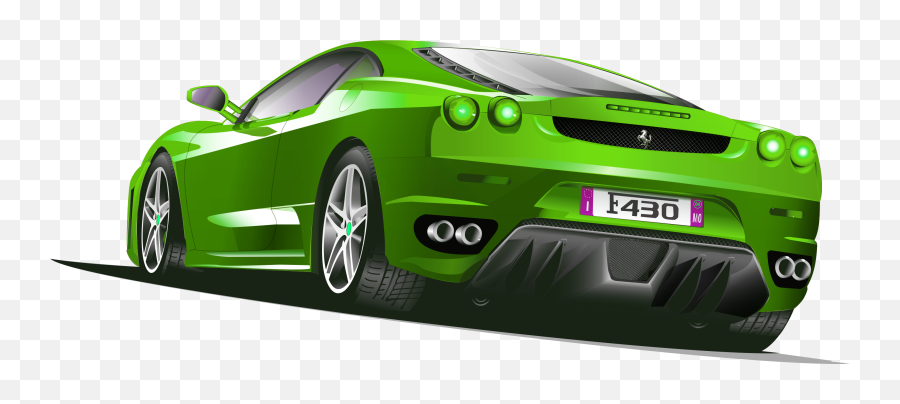 Library Of Race Car Wheel Jpg Library Download Png Files - Green Ferrari Sports Car Emoji,Race Car Clipart