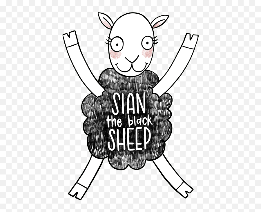 Sian The Black Sheep Illustrated Childrenu0027s Book Emoji,Black Sheep Logo