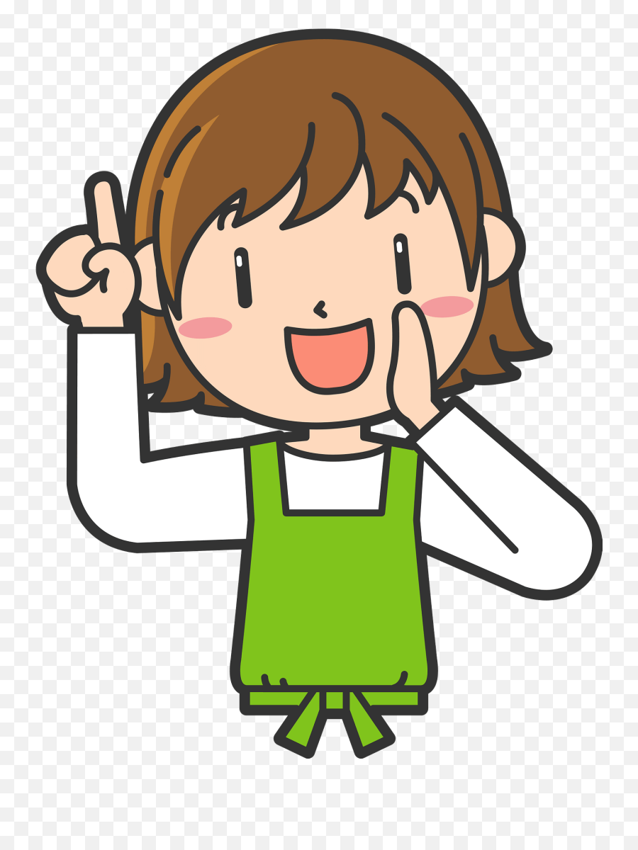Female Clerk Is Calling Clipart Emoji,Call Clipart