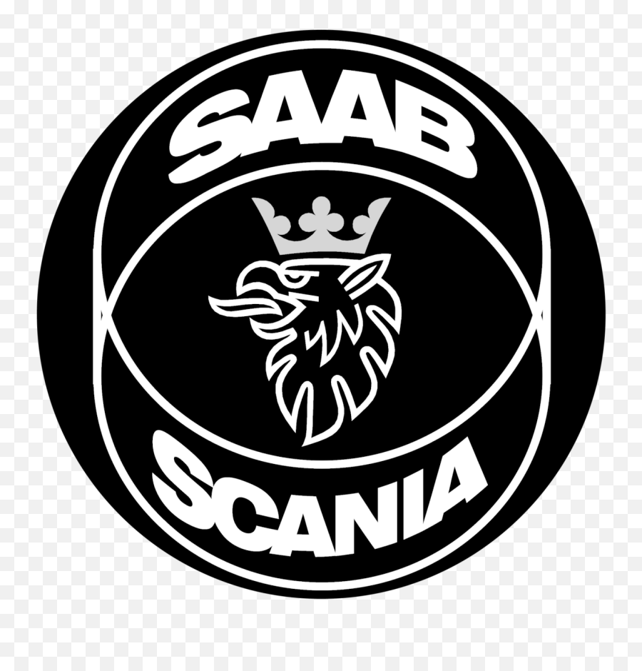 Saab Scania Logo Black And White - Saab Scania Emoji,Saab Logo