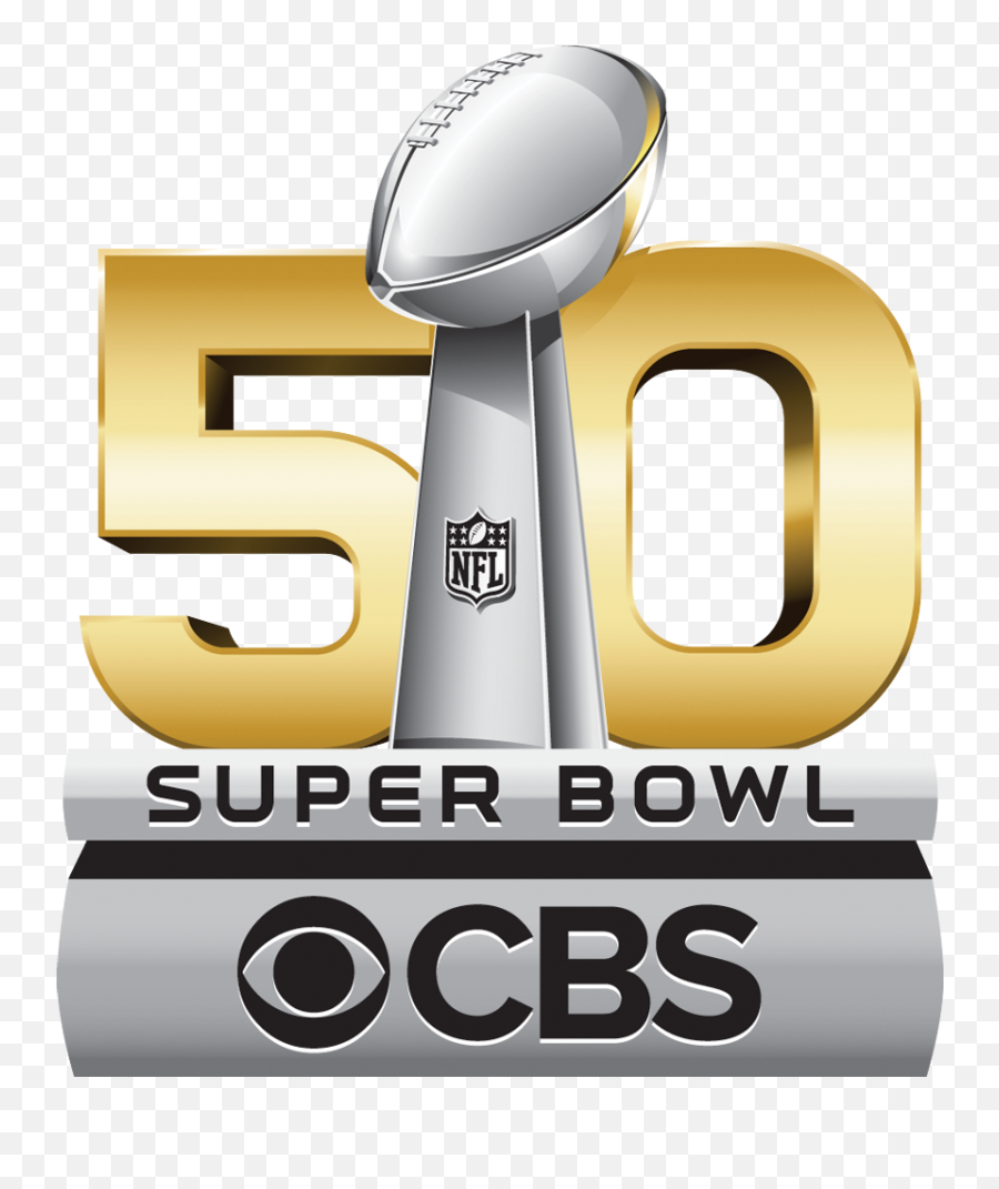 Nfl Super Bowl 50 Logos - Super Bowl 50 Cbs Logo Emoji,Superbowl Logo