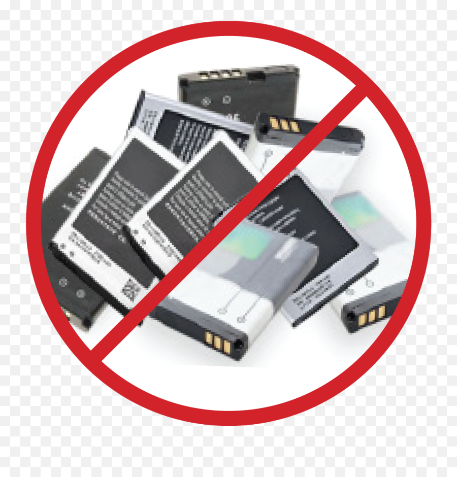 Unacceptable Batteries U0026 Electronics City Of Lakeland Emoji,Batteries Png
