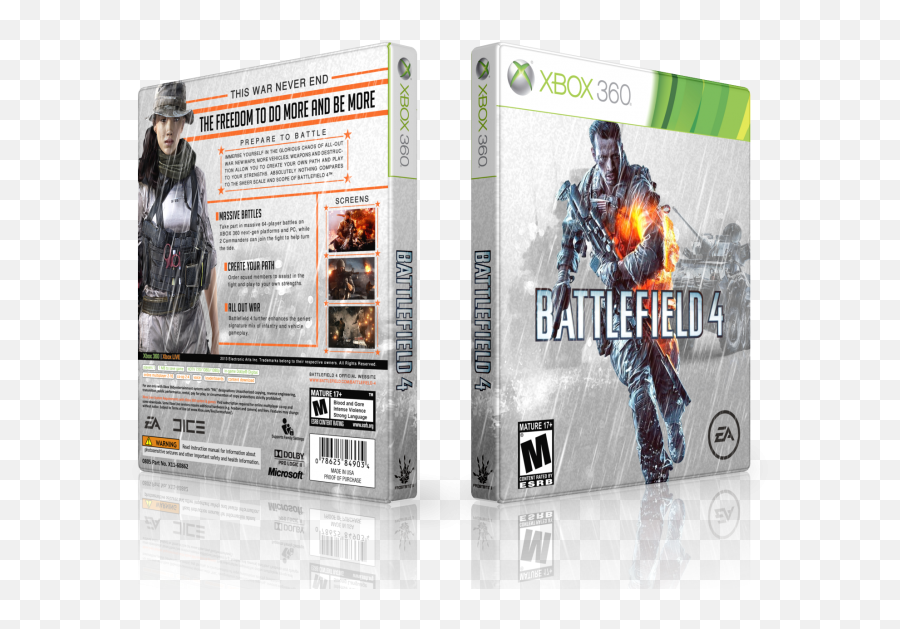 Download Battlefield 4 Box Art Cover - Battlefield Png Image Emoji,Battlefield Png
