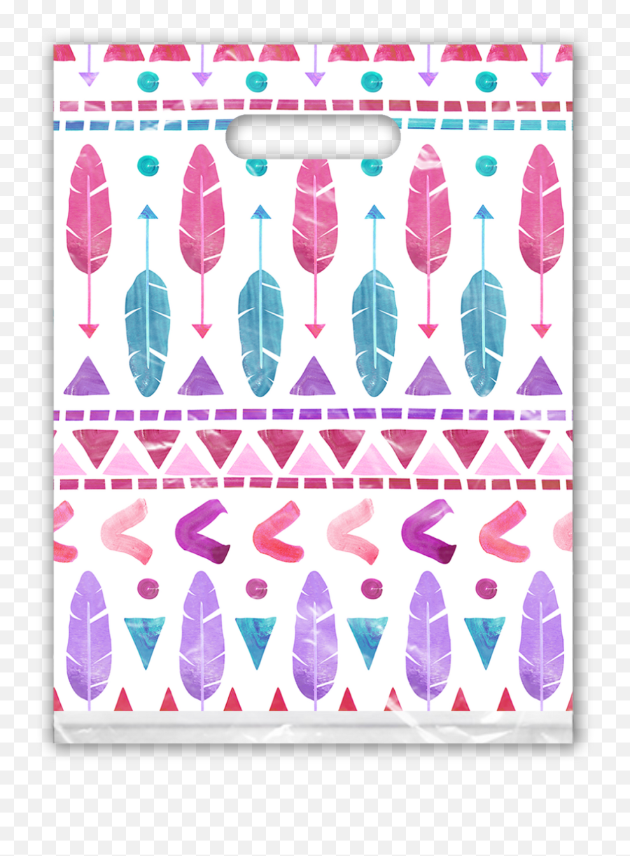 9x12 Boho Tribal Arrows Designer Poly Plastic Merchandise Bags Premium Printed Bags Emoji,Tribal Arrows Png
