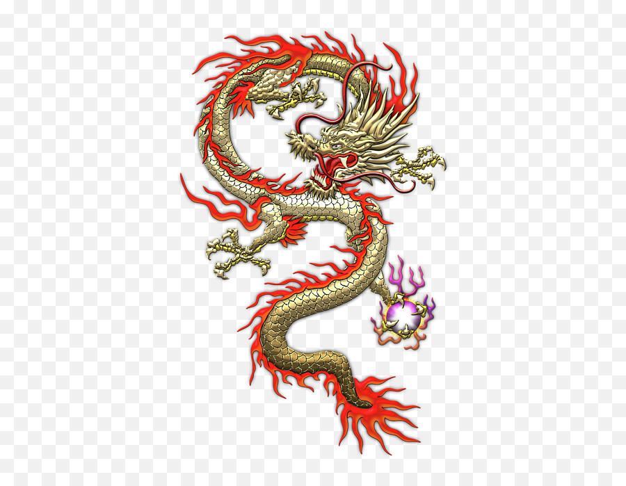 Golden Chinese Dragon Fucanglong On Black Silk Adult Pull Emoji,Chinese Dragon Logo