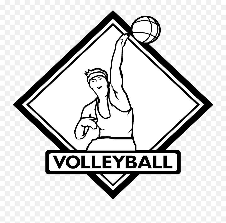 Volleyball Logo Png Transparent Svg - Logos Of Volleyball Emoji,Volleyball Logo