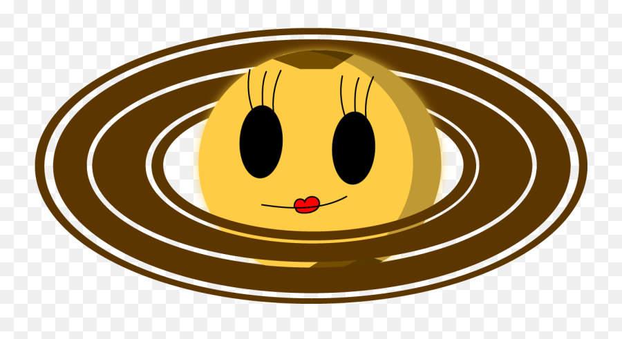 Saturn Clipart Smiley Picture - Simple Cosmos Emoji,Saturn Clipart