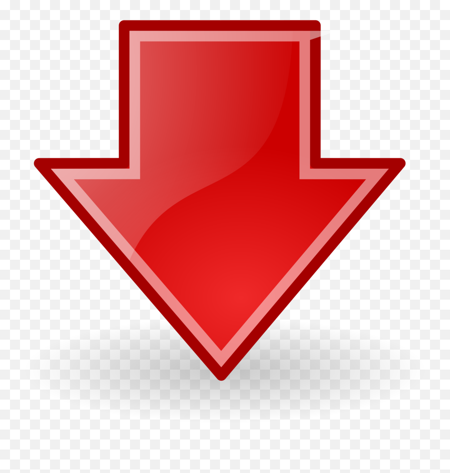 Download Down Arrow Transparent Hq Png Image Freepngimg - Red Down Arrow Emoji,Arrow Transparent