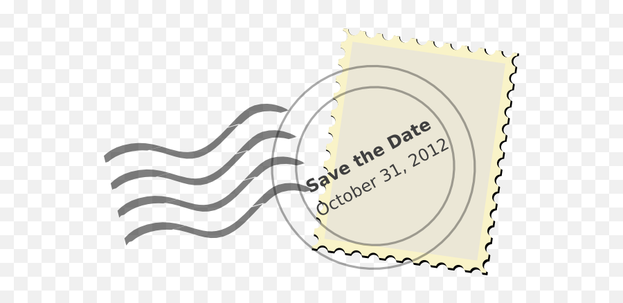 Save The Date Clip Art At Clkercom - Vector Clip Art Online National Postal Worker Day Emoji,Save The Date Clipart