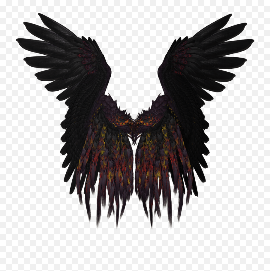 Purple Wings Transparent Png - Black And Purple Wings Emoji,Black Wings Png