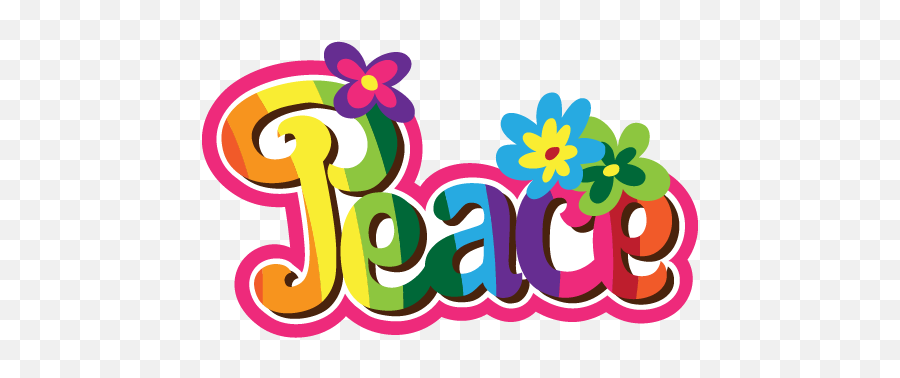 Peace Love Happiness - Peace Love Happiness Clipart Emoji,Hippie Clipart