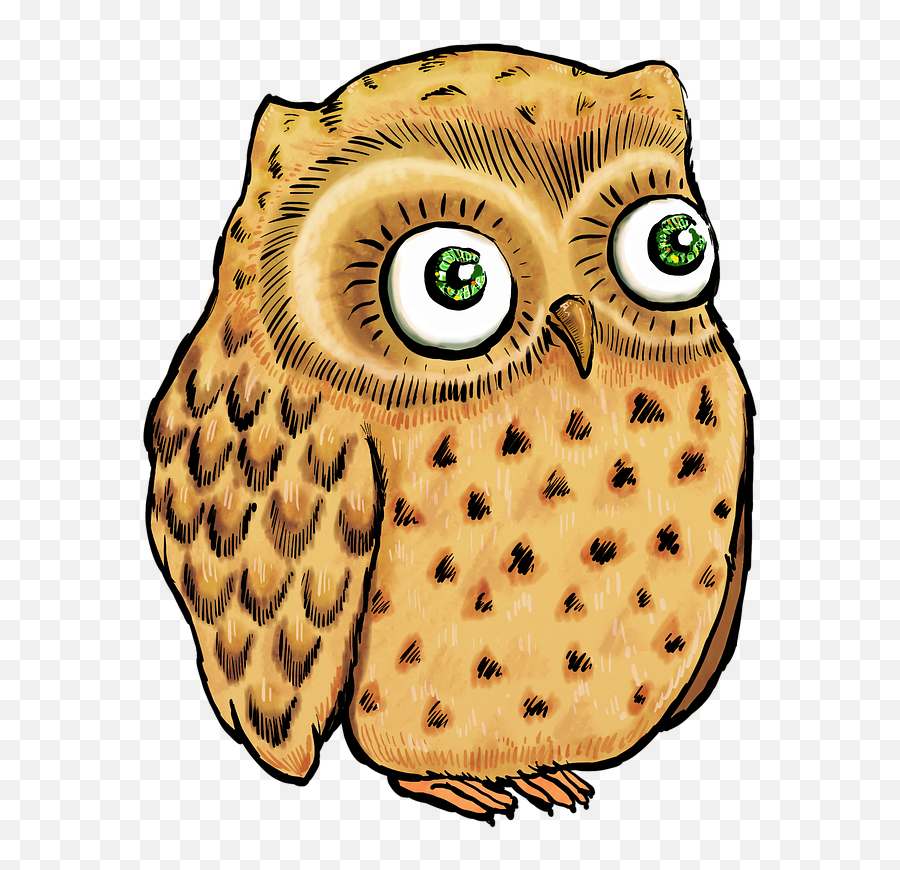 Owl Cute Owl Owl Illustration - Owl Clipart Full Size Soft Emoji,Cute Owl Clipart