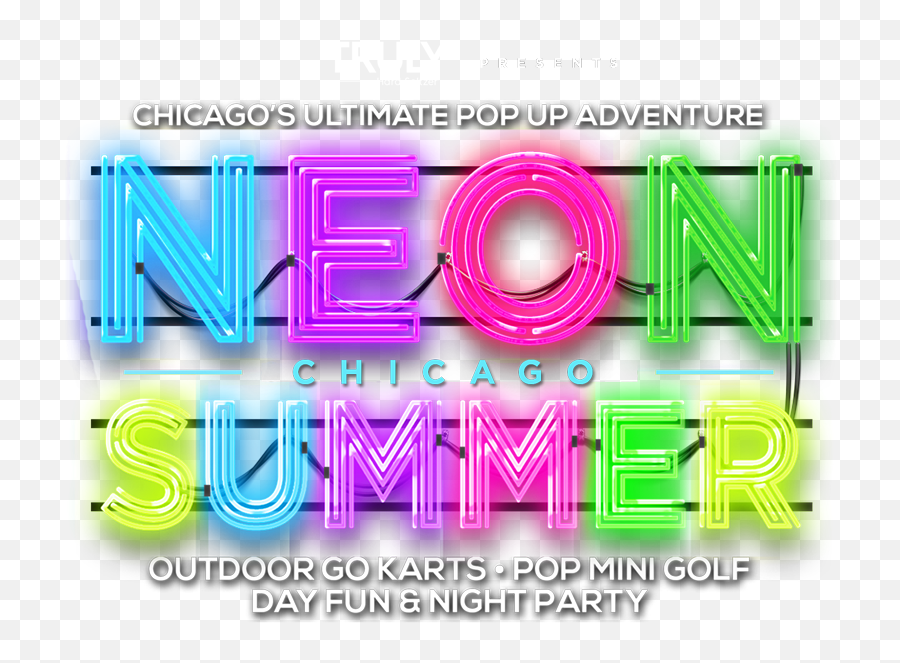 Neon Summer Chicago - Neon Summer Chicago Pop Up Emoji,Neon Logo