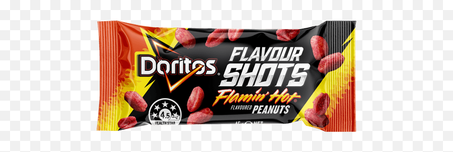 Doritos Flamin Hot Peanuts Flavour - Dorito Flavour Shots Emoji,Doritos Logo