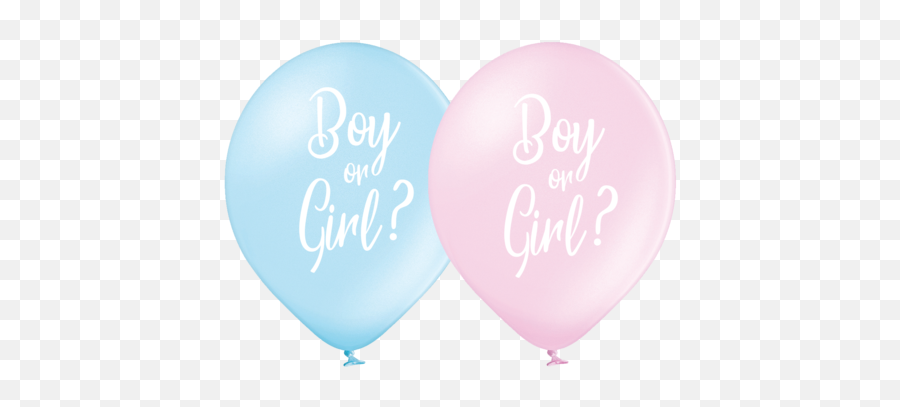 Gender Reveal U2013 Tagged Pink U2013 Talking Balloons - Transparent Pink And Blue Balloons Emoji,Pink Balloons Png