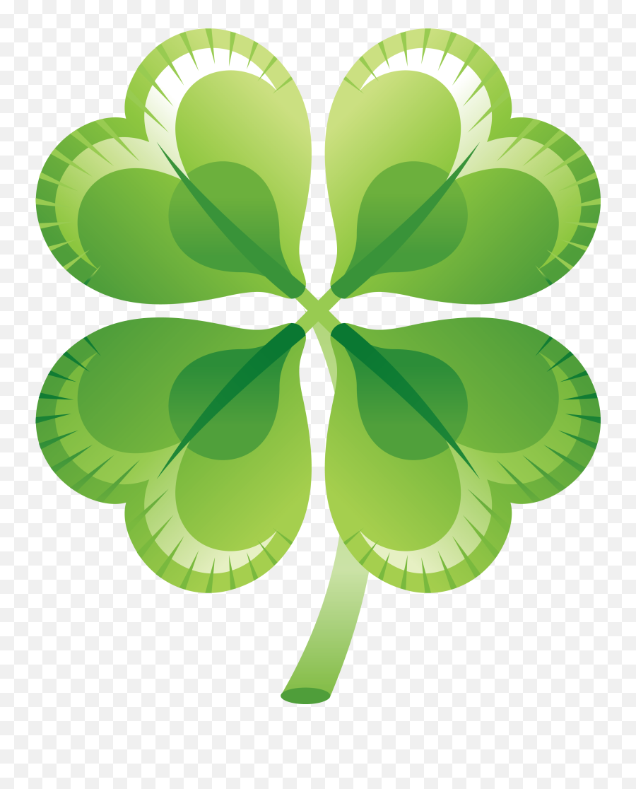 Free Four Leaf Clover Clipart Pictures - Clipart Four Leaf Clover St Day Emoji,Clover Clipart