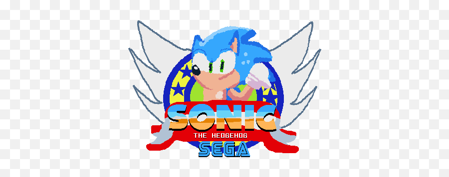Sonic 1 Logo Sonic Mania Style - Logo De Sonic Mania Emoji,Furaffinity Logo