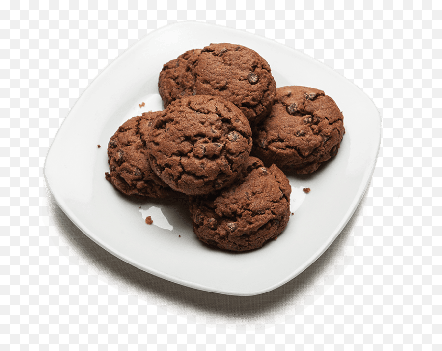 Brownie Cookies Png Transparent Png - Chocolate Cookie Plate Png Emoji,Cookie Png