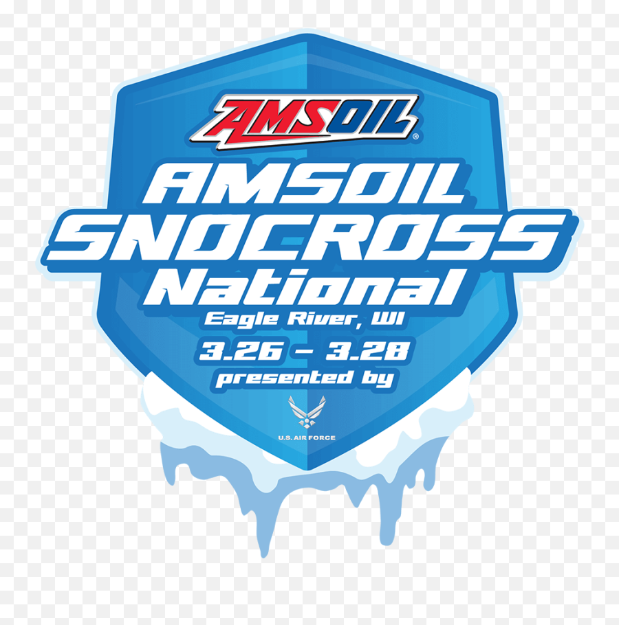 Eagle River To Host Final Two Weekends Of Snocross Amsoil Emoji,Blue Ovals Logo