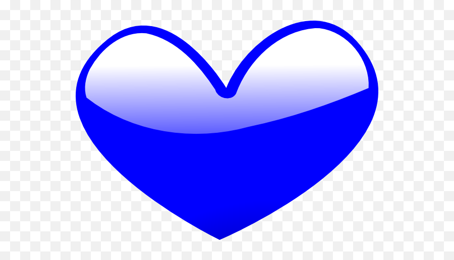 Download Blue Heart Clip Art - Blue Heart Animated Full Emoji,Blue Heart Png