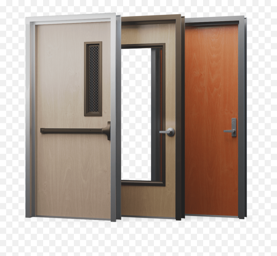 Commercial Solid Wood Doors Emoji,Door Transparent