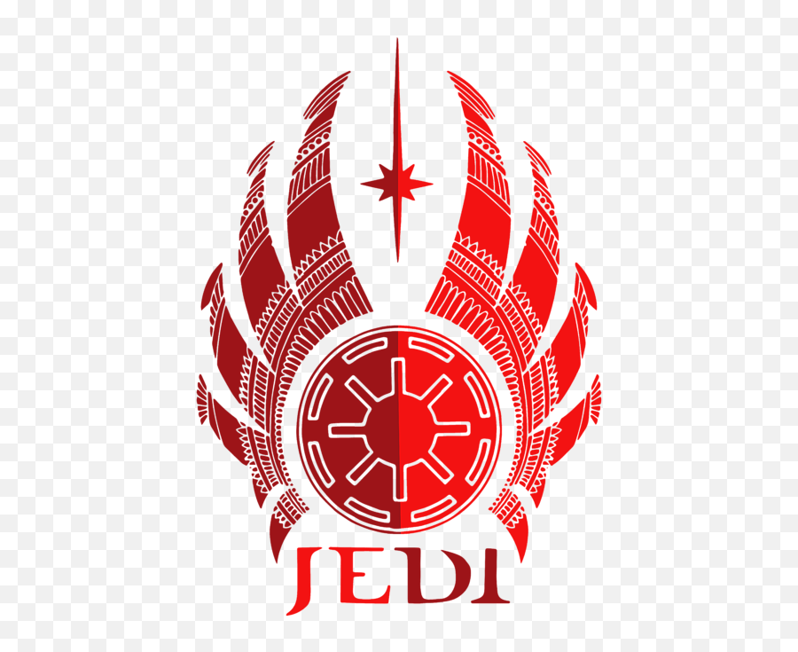 Jedi Symbol - Star Wars Art Red Carryall Pouch Jedi Logo Emoji,Starwars Logo