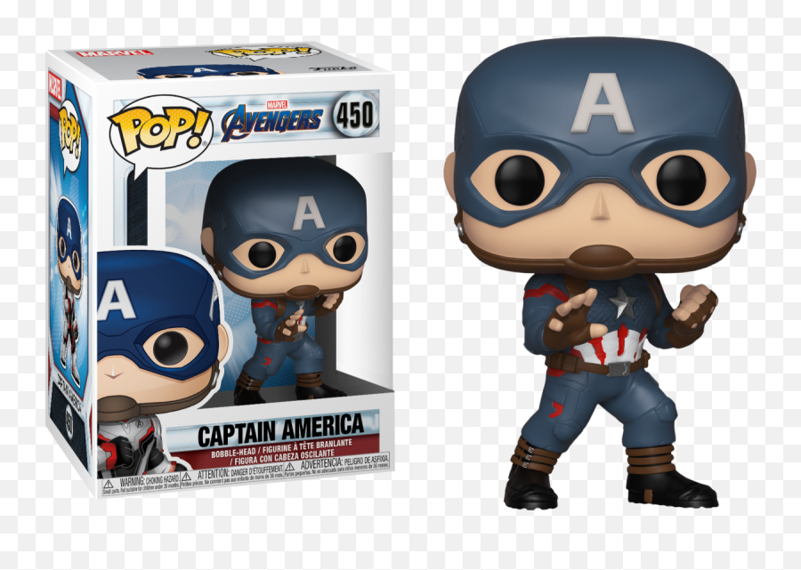 Avengers Endgame Funko Pop Captain America Original Suit 464 - Captain America Endgame Funko Pop Emoji,Avengers Endgame Logo