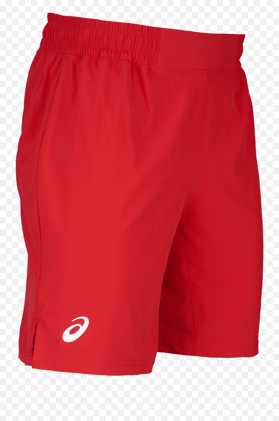 Stock Wrestling Shorts In Team Red - Rugby Shorts Emoji,Asics Logo