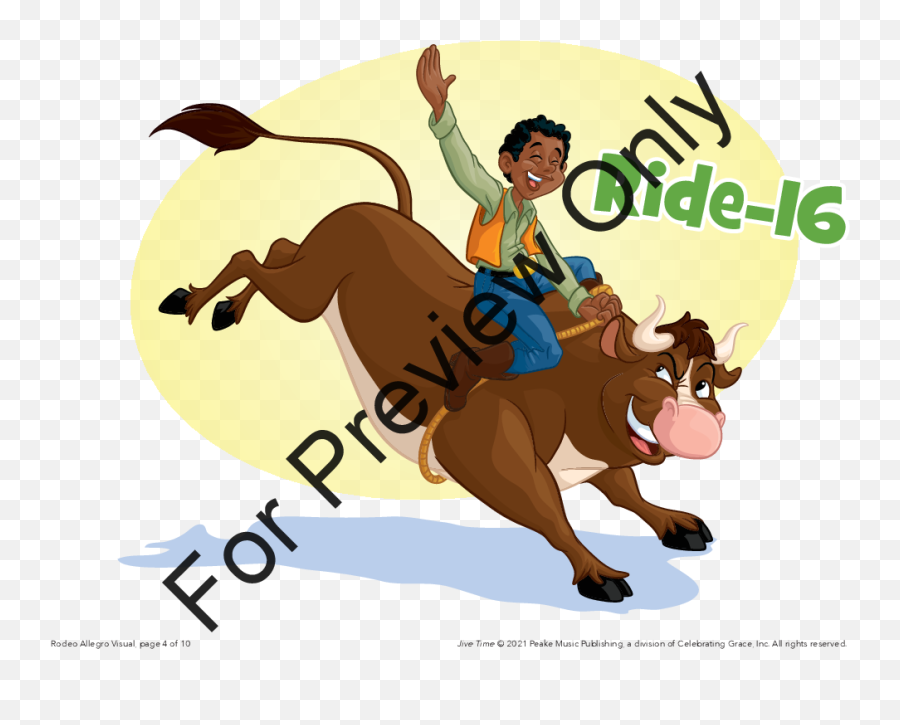 Rhythm And Beats For Hands And Feet Reproducible Jw Emoji,Bull Riding Clipart