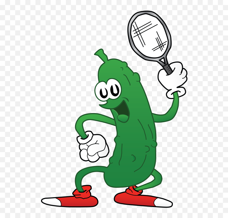 Pickle Clipart Pickleball Pickle - Pickleball Clipart Emoji,Pickleball Clipart