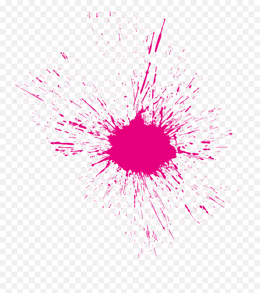 Purple Pink Orange Magenta - Paint Splash Png Download Transparent Background Pink Blood Splatter Emoji,Paint Splash Png