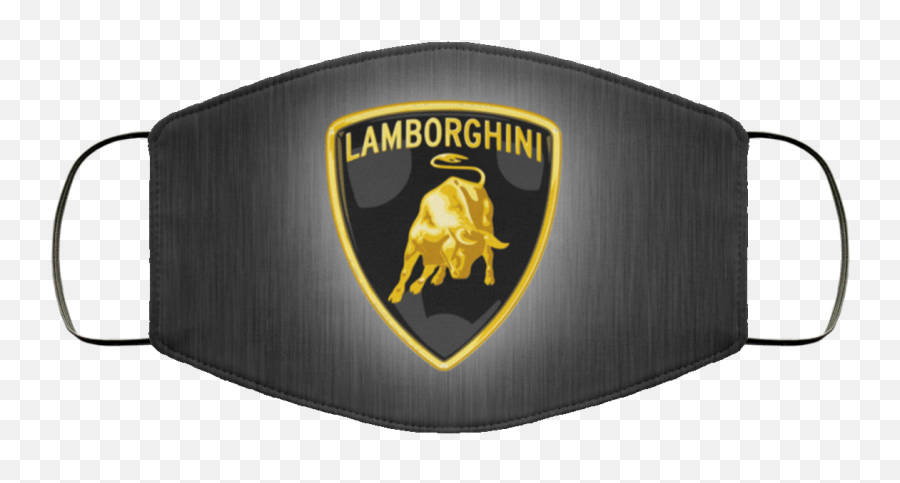 Lamborghini Face Mask Washable Reusable Emoji,Lambo Logo