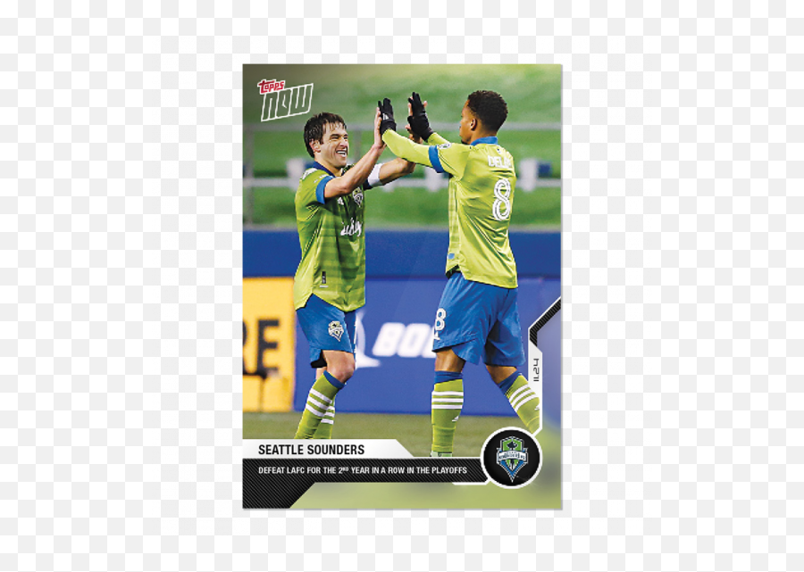 Seattle Sounders - Mls Topps Now Card 63 Print Run 50 Soccer Uniform Emoji,Seattle Sounders Logo