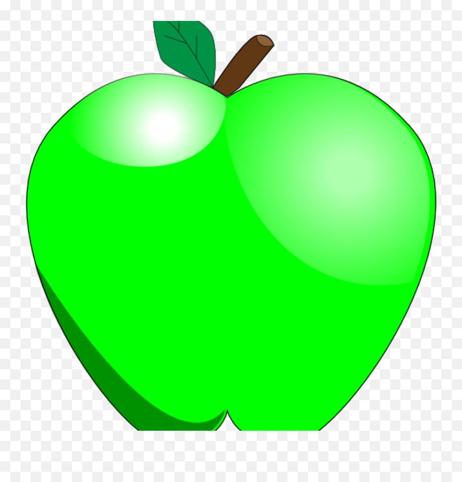 Download Green Apple Clipart Bat Clipart - Clipart Green Green Clipart Apple Emoji,Apple Clipart