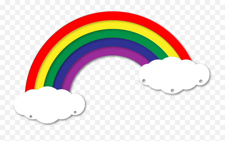 Rainbow Png With Transparent Background - Arco Iris Cute Png Emoji,Png