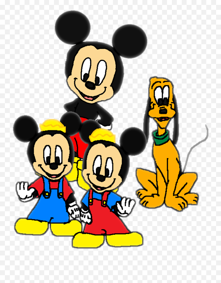 Mickey Mouse Pluto And Morty And Ferdie - Mickey And Mickey Mouse Pluto And Morty And Ferdie Emoji,Mickey Mouse Transparent