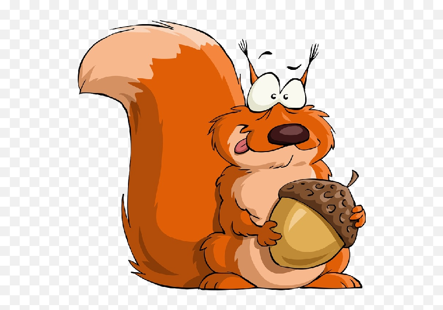 Cartoon Squirrel Clipart - Crazy Squirrel Clipart Emoji,Squirrel Clipart