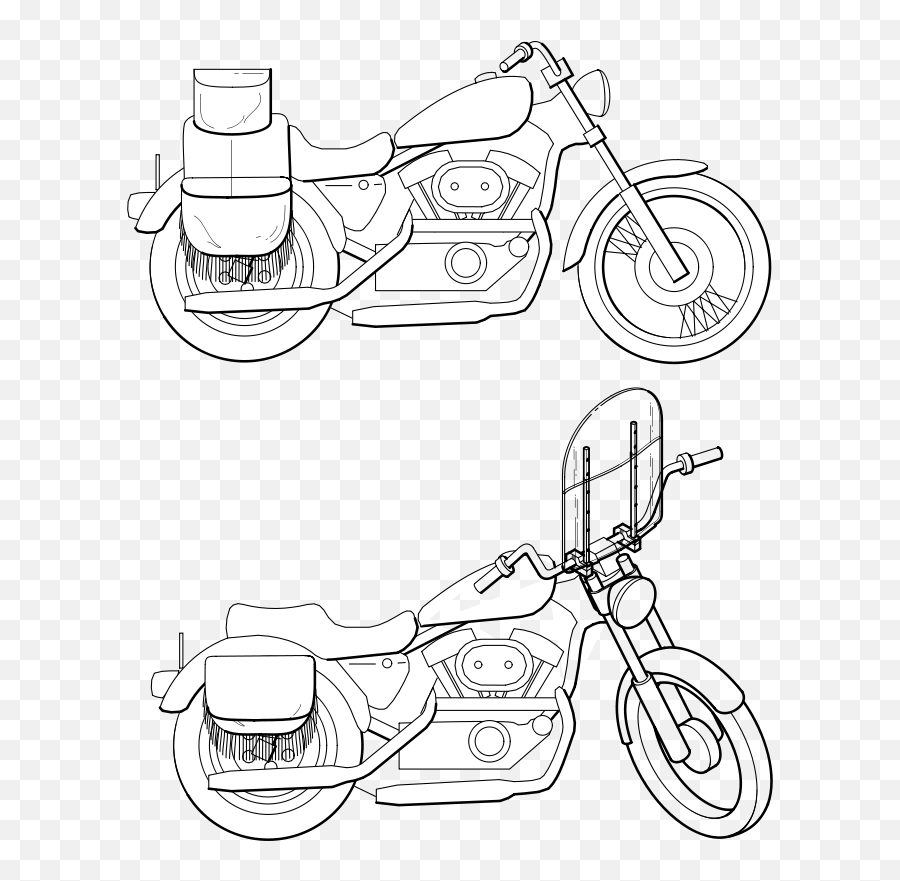 Free Clipart - Motorcycle Emoji,Motorcycle Clipart Black And White