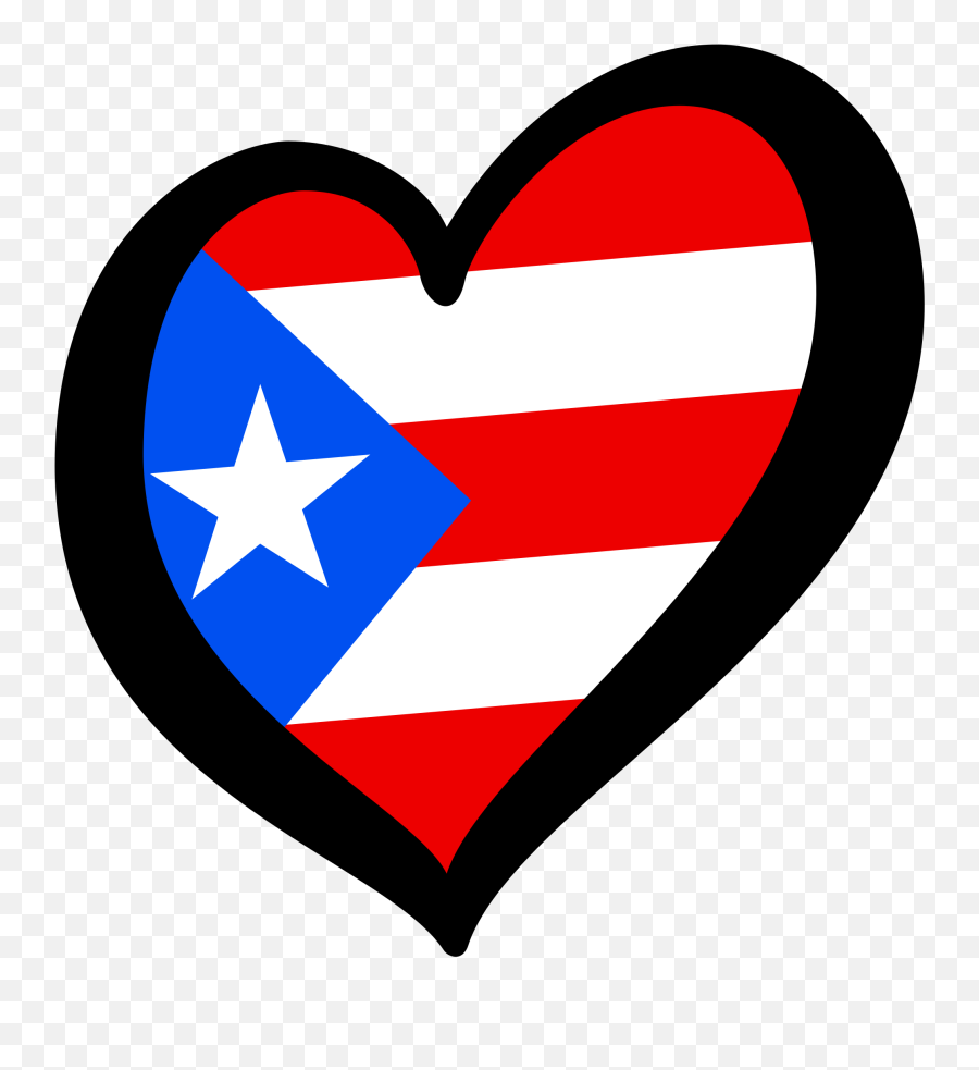 Heart Of Puerto Rico Transparent - Warren Street Tube Station Emoji,Puerto Rico Clipart