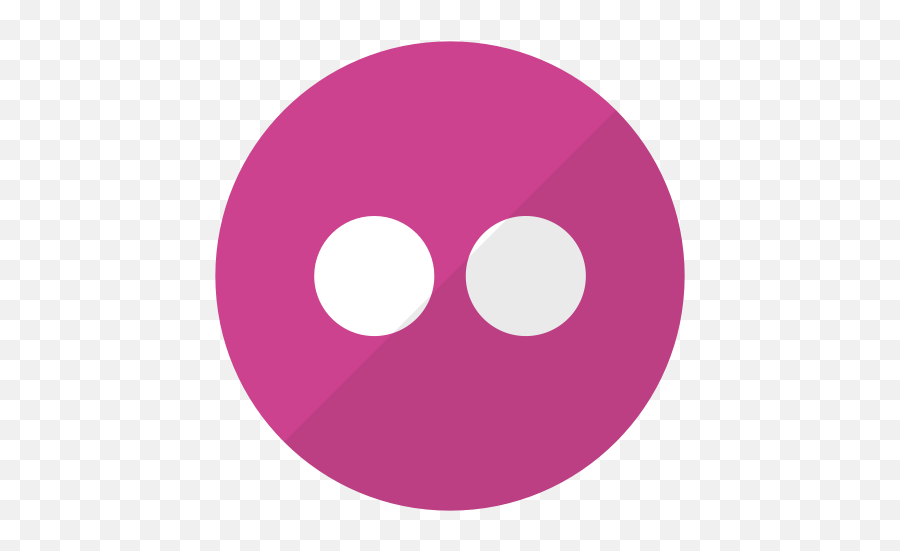 Logo Flickr Website Icon - Dot Emoji,Flickr Logo
