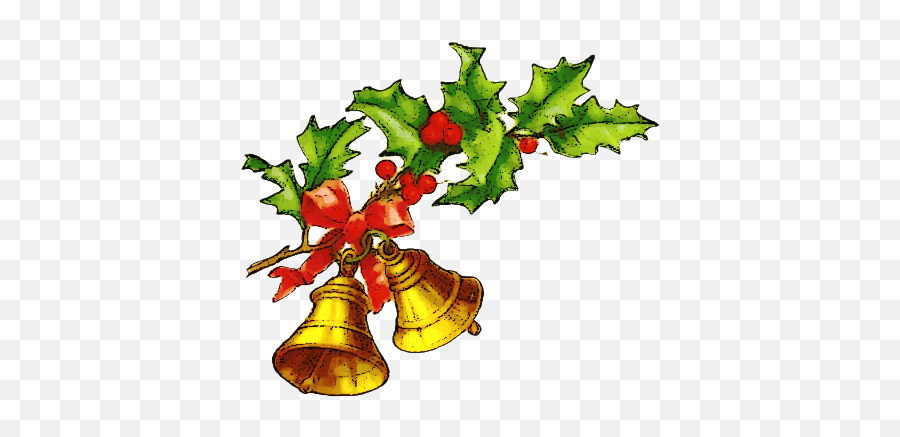 Download Hd Holly Bells Png - Christmas Bells And Holly Png Natural Foods Emoji,Holly Border Png
