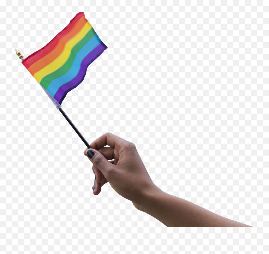 Download Hd Rainbow Flag Copy - Flagpole Emoji,Rainbow Flag Png