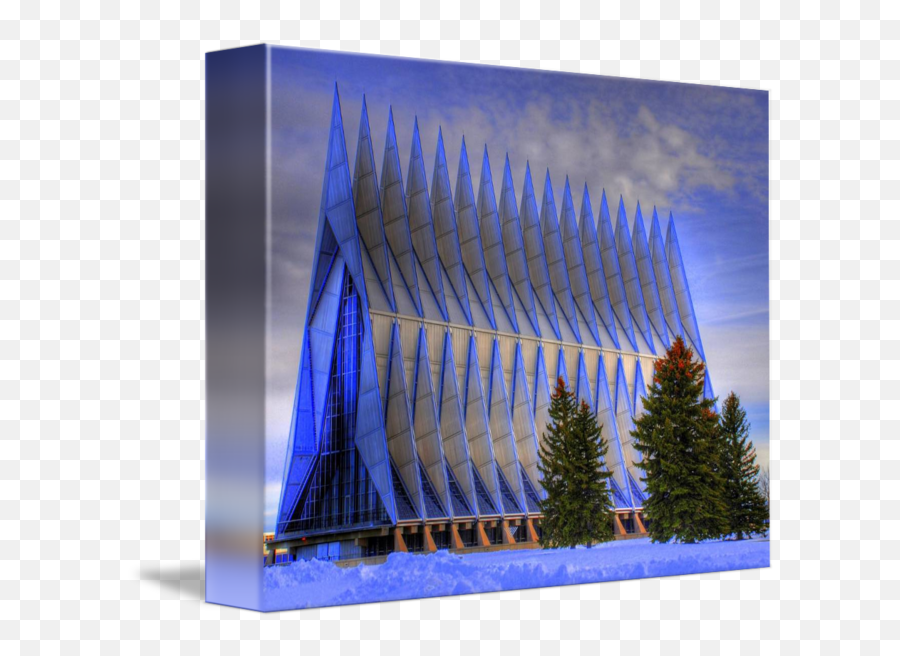 United States Air Force Academy Chapel By Christopher Coleman - United States Air Force Academy Cadet Chapel Emoji,Air Force Academy Logo
