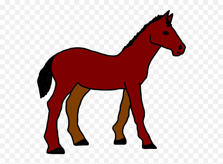 Brown Horse Svg Transparent Cartoon - Jingfm Animal Figure Emoji,Running Horse Clipart