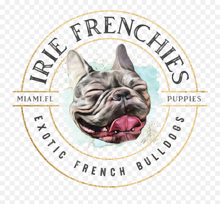Exotic French Bulldogs Breeding Program Emoji,French Bulldog Logo