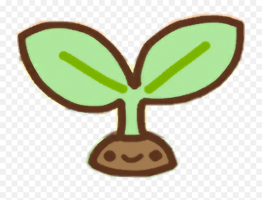 Clawbert Cute Kawaii Cartoon Sprout Sticker By Laura Emoji,Sprout Clipart