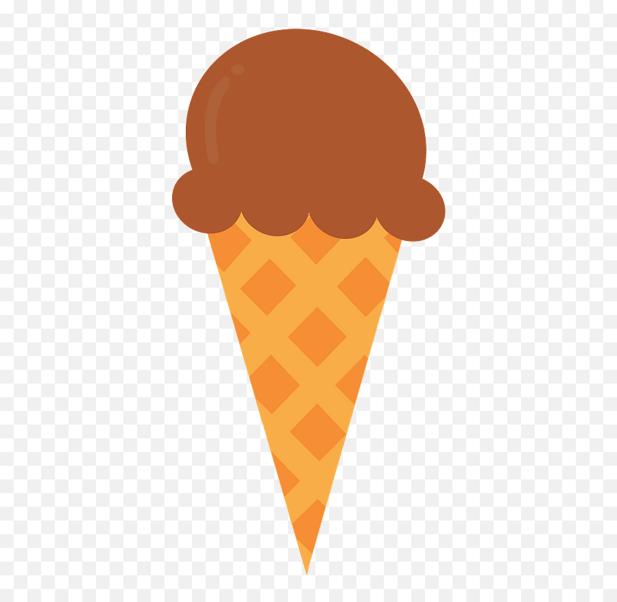 Chocolate Ice Cream Cone Clipart - Clip Art Chocolate Ice Cream Cone Emoji,Ice Cream Clipart